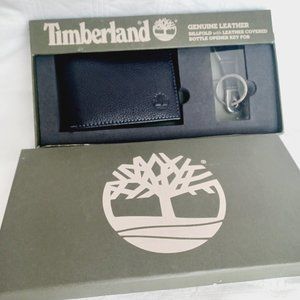 NEW Timberland Leather Bi-Fold Wallet Gift Set